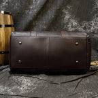 Sac de voyage homme en cuir, format cabine 45 cm