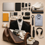 Sac de voyage homme porte-costume en similicuir, 50 x 28 x 30 cm