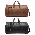 Sac de voyage homme porte-costume en similicuir, 50 x 28 x 30 cm
