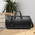 Sac de voyage homme porte-costume en similicuir, 50 x 28 x 30 cm