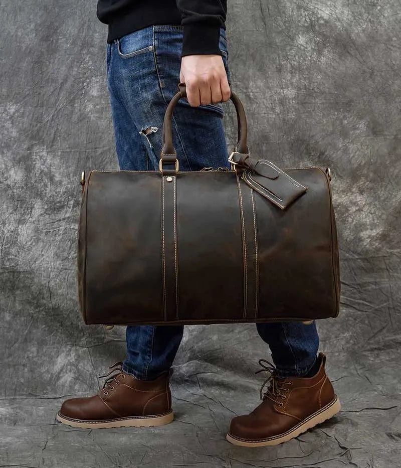 Sac de voyage homme 45 x 27 x 22 cm, format bagage cabine