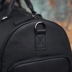 Sac de voyage homme en cuir souple, noir ou marron