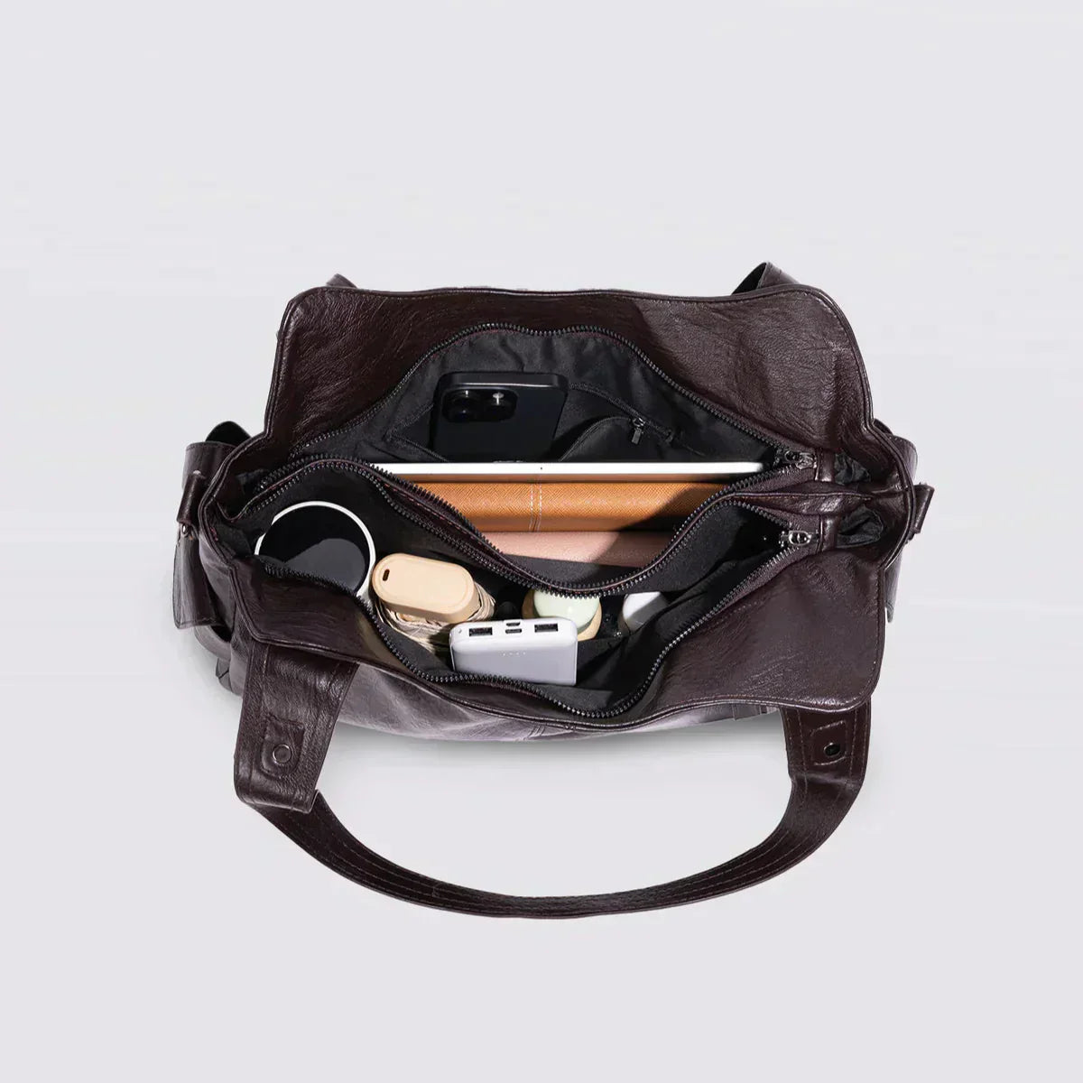 Sac besace femme à bandoulière amovible, format A4, 40 x 25 cm
