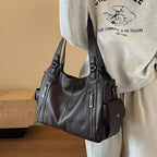 Sac besace femme à bandoulière amovible, format A4, 40 x 25 cm