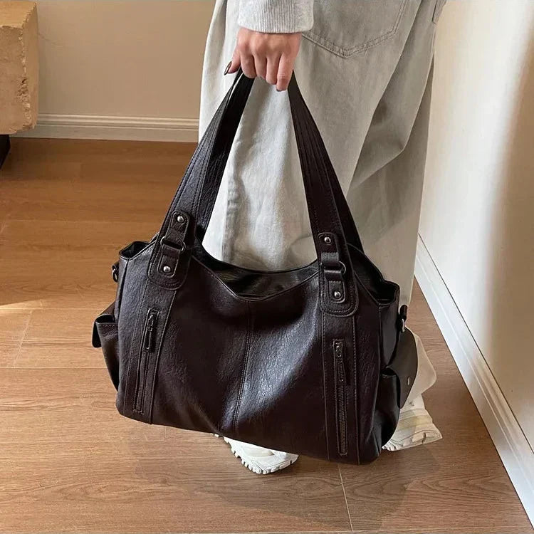 Sac besace femme à bandoulière amovible, format A4, 40 x 25 cm
