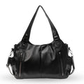 Sac besace femme à bandoulière amovible, format A4, 40 x 25 cm, noir