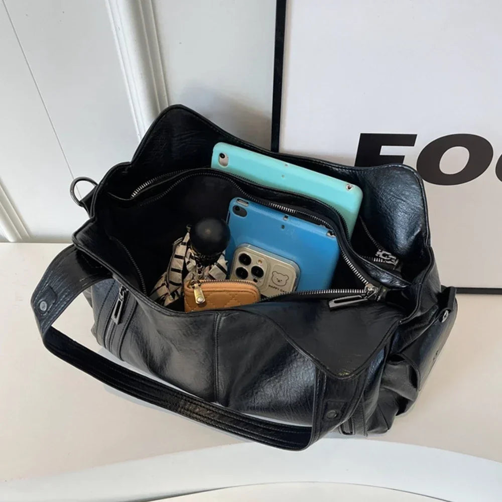 Sac besace femme à bandoulière amovible, format A4, 40 x 25 cm