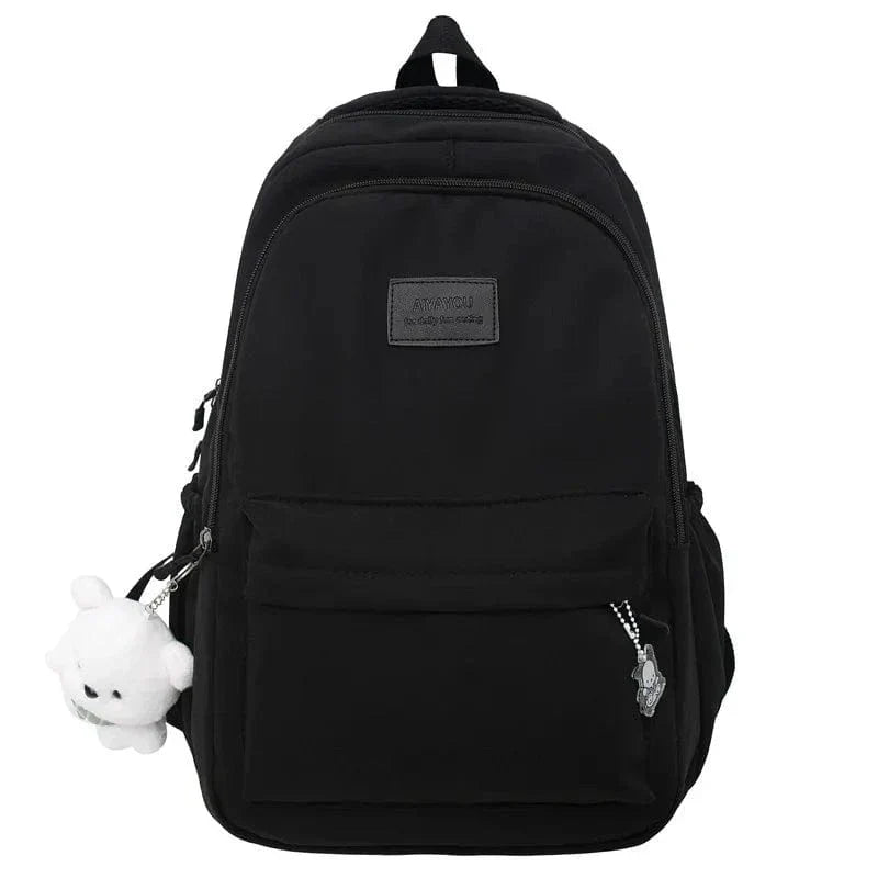 Sac à dos femme pour ordinateur 16 pouces, 20 litres, nylon, noir