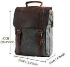 Sac à dos unisexe en toile, style preppy, quatre coloris