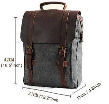 Sac à dos unisexe en toile, style preppy, quatre coloris