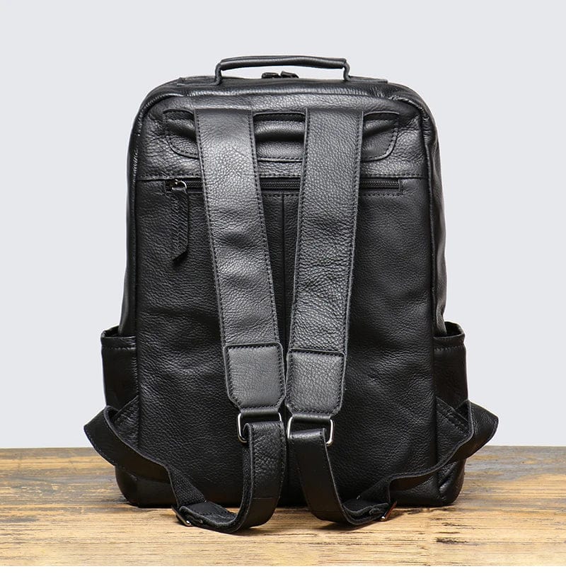 Sac à dos homme en cuir pour ordinateur 15 pouces