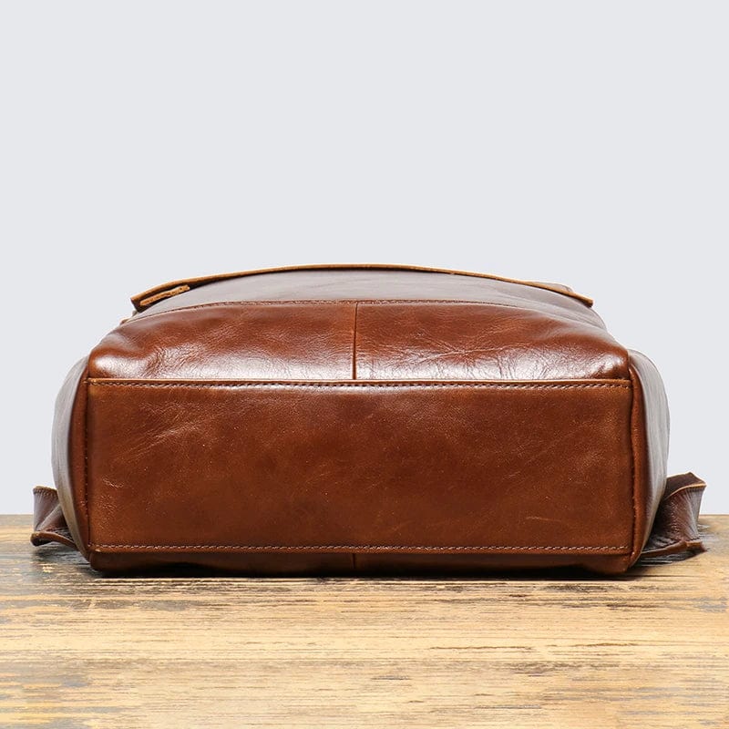 Sac à dos homme en cuir pour ordinateur 15 pouces