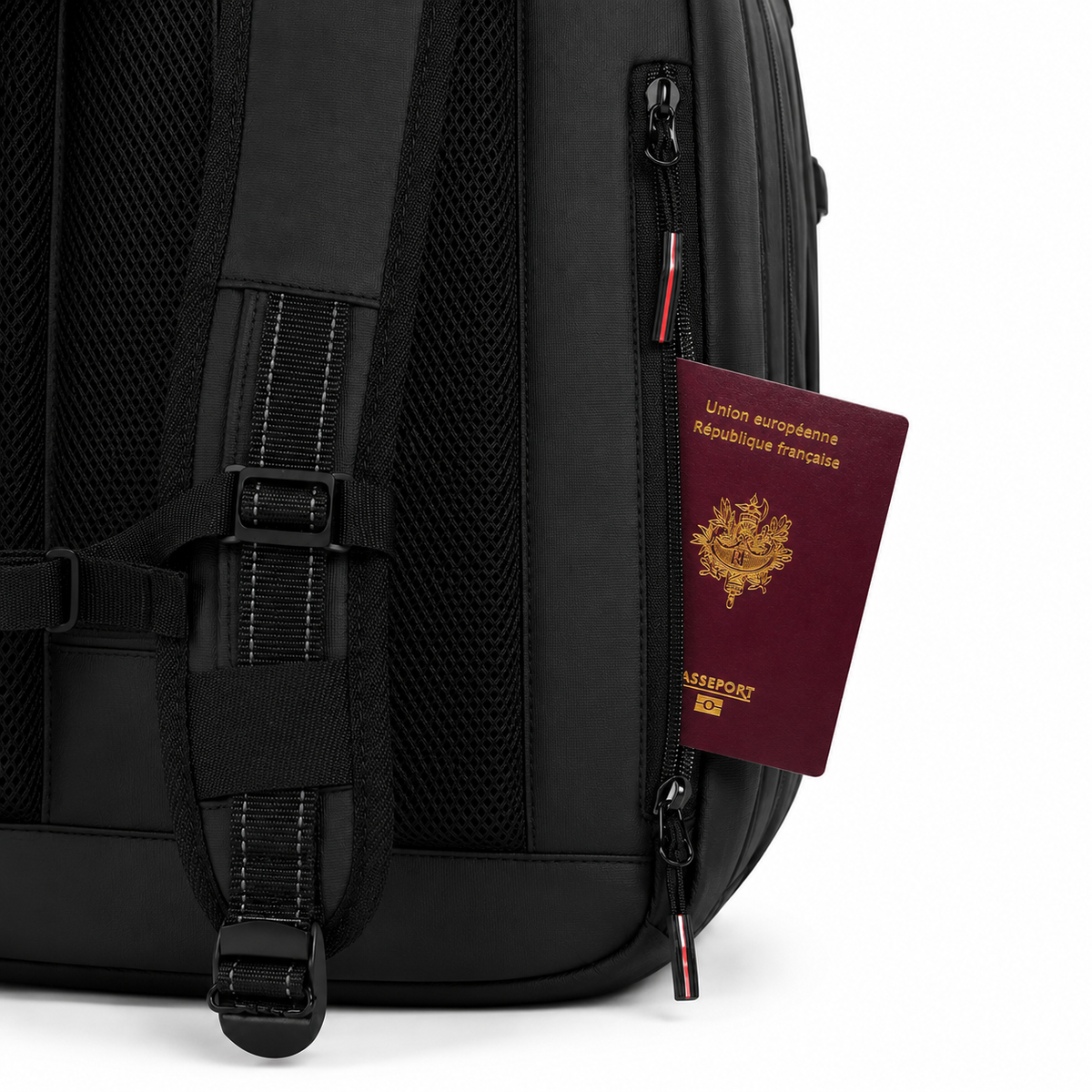 Sac à dos cabine extensible avec compression, cadenas TSA
