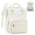 Sac à dos de voyage femme, ordinateur 14 pouces, 500 g, beige