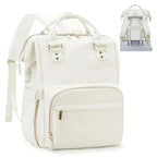 Sac à dos de voyage femme, ordinateur 14 pouces, 500 g, beige