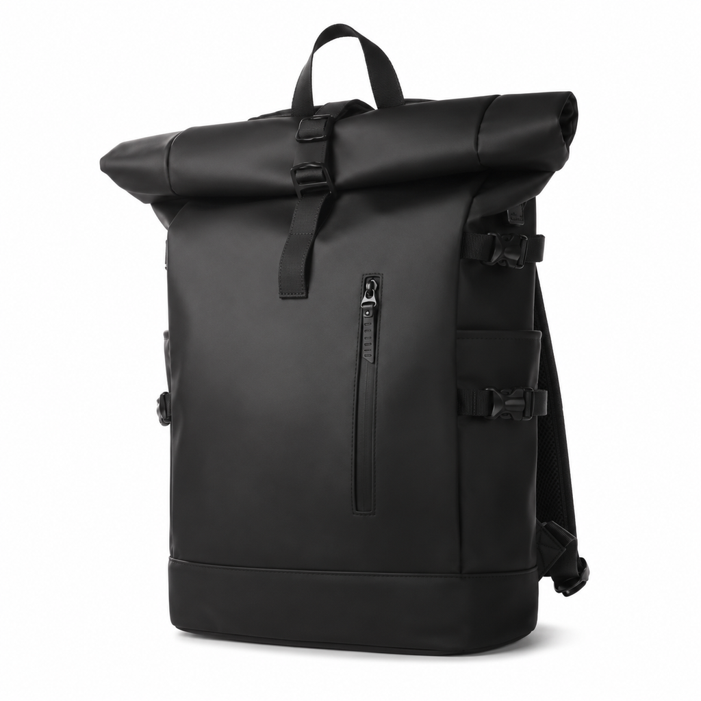 Sac à dos de voyage unisexe à volume modulable, port USB