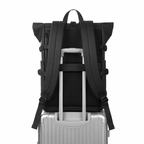 Sac à dos de voyage unisexe à volume modulable, port USB