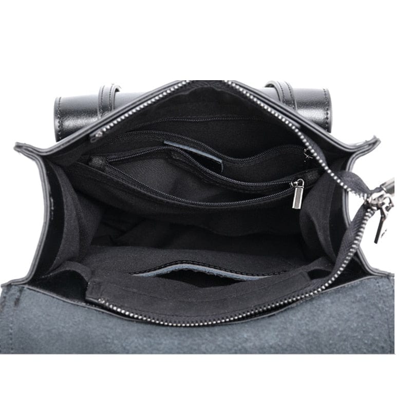 Sac à dos femme en cuir, bretelles ajustables, quatre coloris