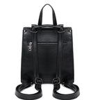 Sac à dos femme en cuir, bretelles ajustables, quatre coloris