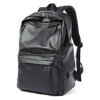 Sac à dos homme imperméable noir, compartiment ordinateur, noir