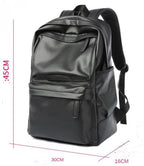 Sac à dos homme imperméable noir, compartiment ordinateur
