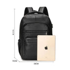 Sac à dos homme en similicuir, place pour un ordinateur
