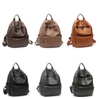 Sac à dos femme urbain à texture grainée, six coloris