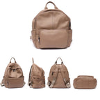 Sac à dos femme urbain à texture grainée, six coloris