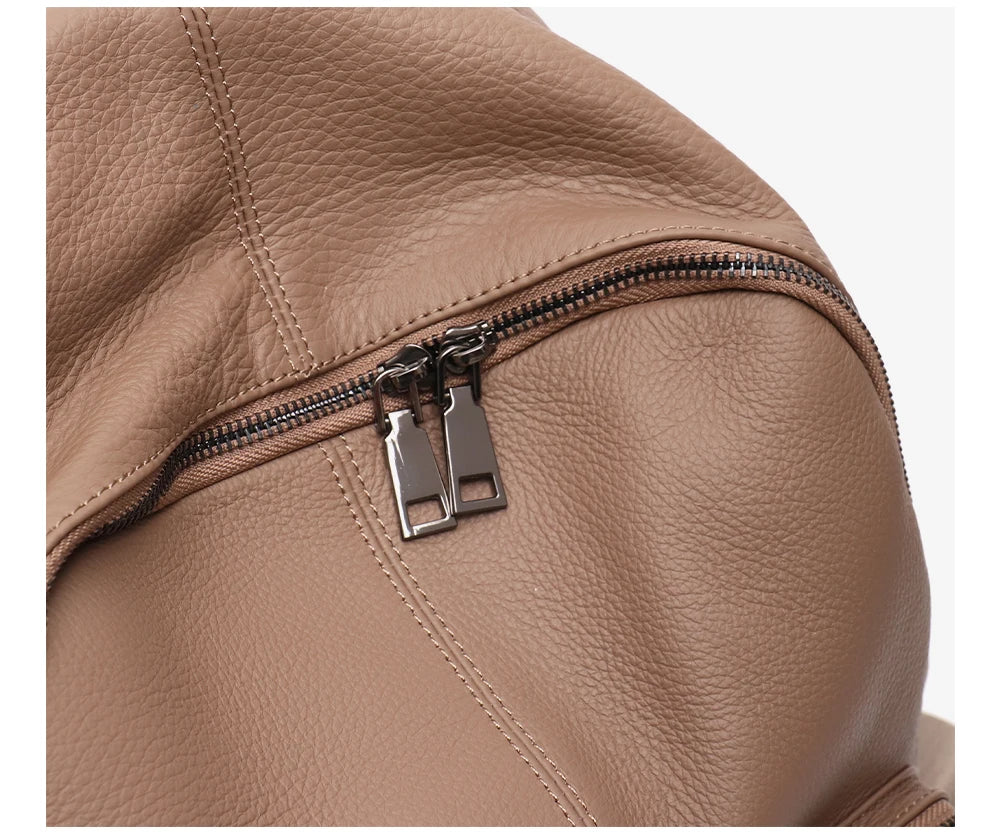 Sac à dos femme urbain à texture grainée, six coloris