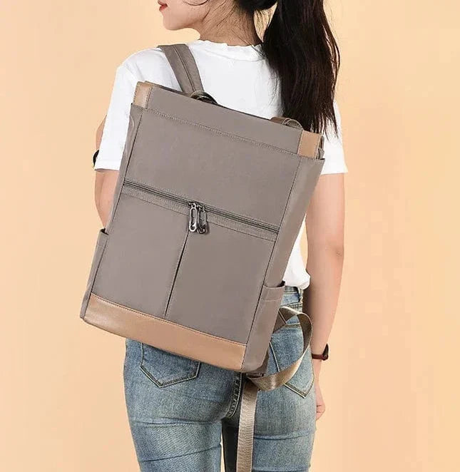 Sac à dos femme en nylon Oxford déperlant, ordinateur 14 pouces
