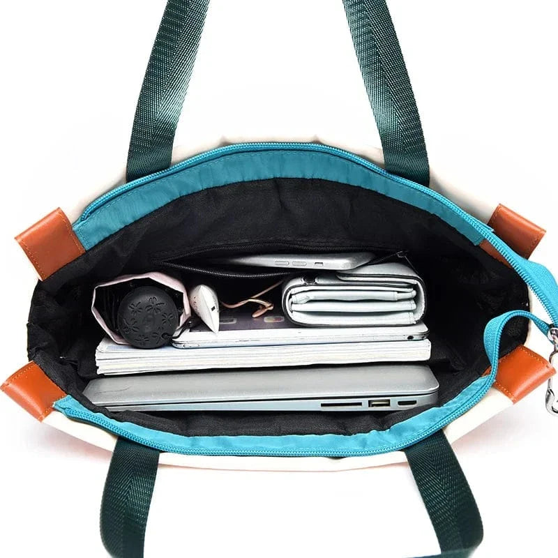 Sac à dos femme en nylon Oxford déperlant, ordinateur 14 pouces