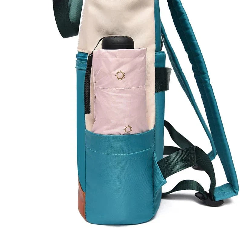 Sac à dos femme en nylon Oxford déperlant, ordinateur 14 pouces