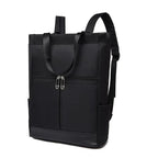 Sac à dos femme en nylon Oxford déperlant, ordinateur 14 pouces, noir