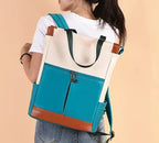 Sac à dos femme en nylon Oxford déperlant, ordinateur 14 pouces