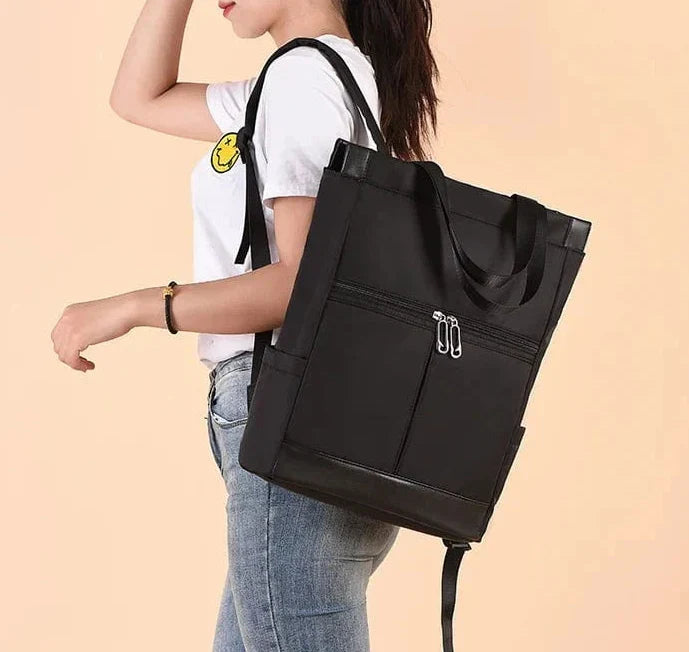 Sac à dos femme en nylon Oxford déperlant, ordinateur 14 pouces
