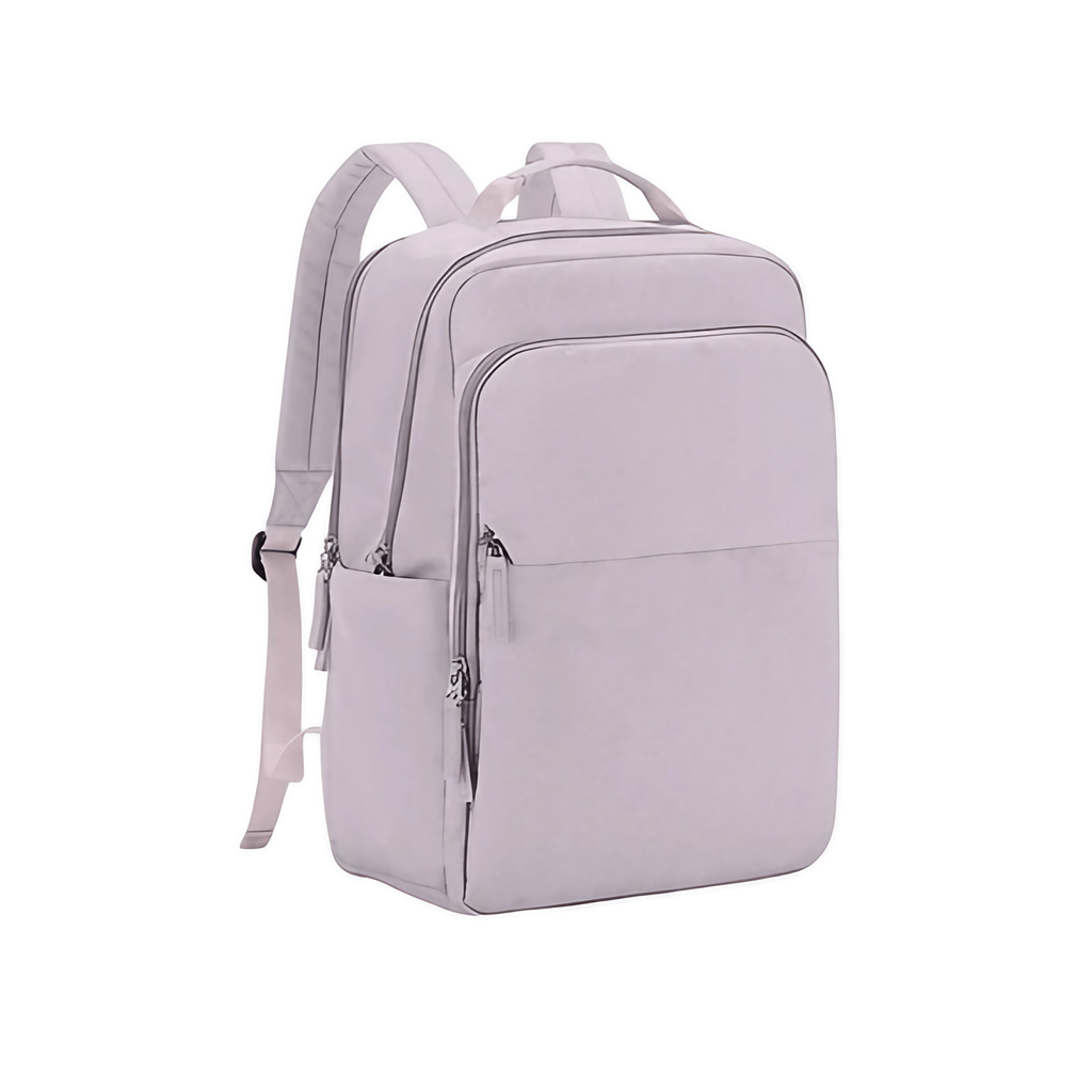 Sac à dos femme pour ordinateur 15,6 pouces en nylon Oxford, rose
