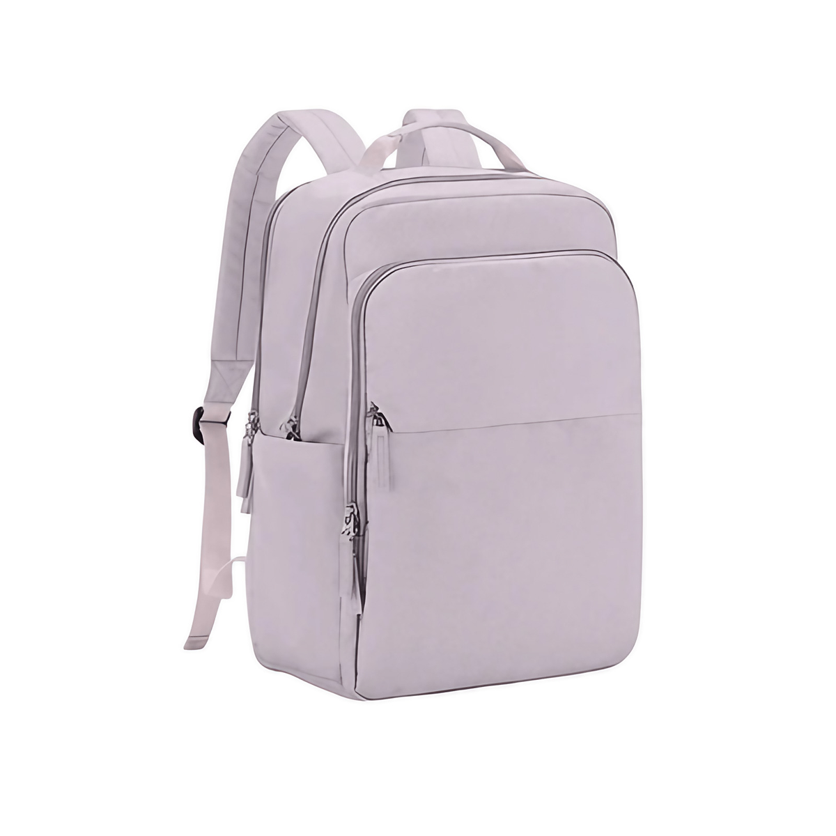 Sac à dos femme pour ordinateur 15,6 pouces en nylon Oxford, rose