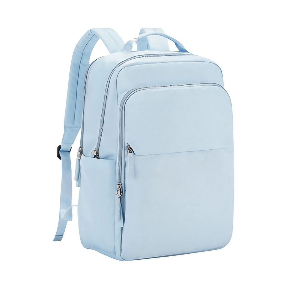 Sac à dos femme pour ordinateur 15,6 pouces en nylon Oxford, bleu