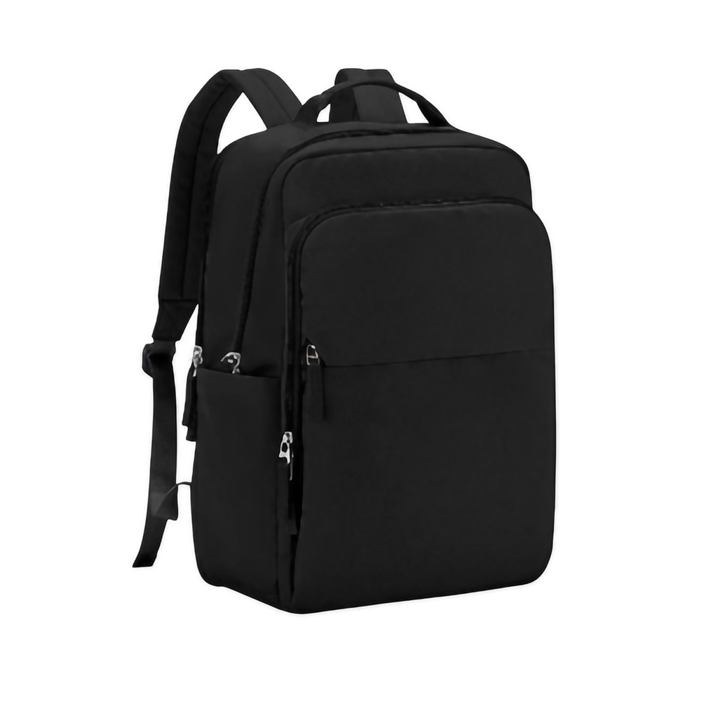 Sac à dos femme pour ordinateur 15,6 pouces en nylon Oxford, noir