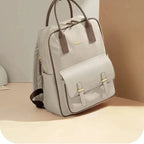 Sac à dos femme pour ordinateur 15 pouces, léger, noir ou beige