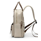 Sac à dos femme pour ordinateur 15 pouces, léger, noir ou beige