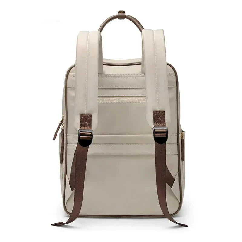 Sac à dos femme pour ordinateur 15 pouces, léger, noir ou beige