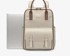 Sac à dos femme pour ordinateur 15 pouces, léger, noir ou beige