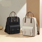 Sac à dos femme pour ordinateur 15 pouces, léger, noir ou beige
