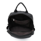 Petit sac à dos femme en éco-cuir grainé, quatre coloris