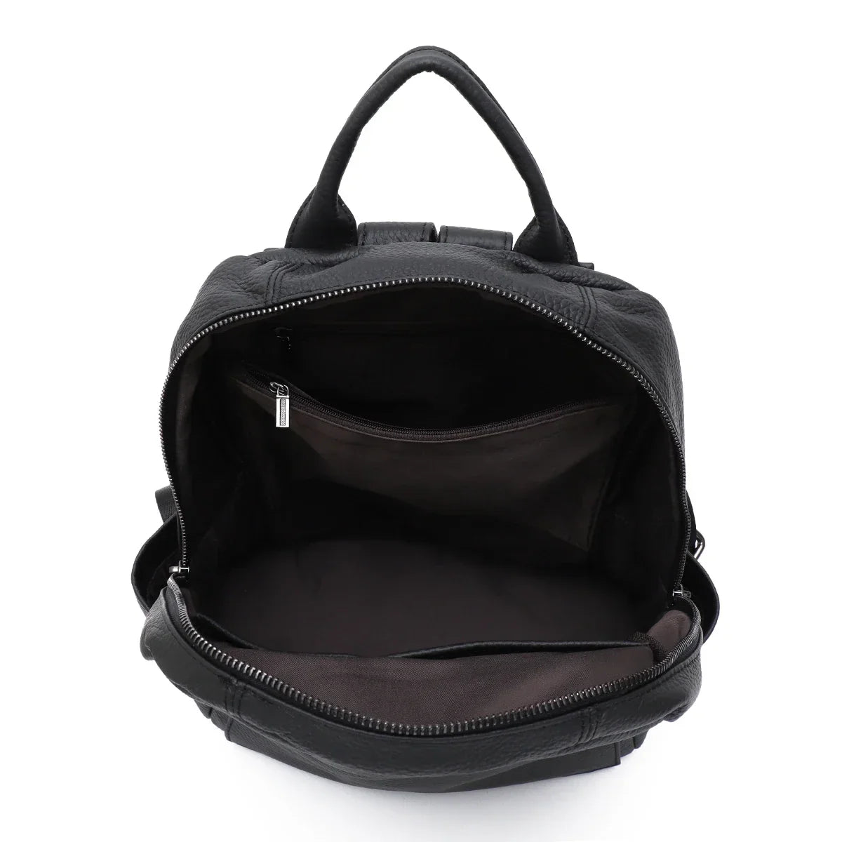 Petit sac à dos femme en éco-cuir grainé, quatre coloris