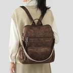 Sac à dos femme en similicuir, ordinateur 14 pouces, 0,94 kg