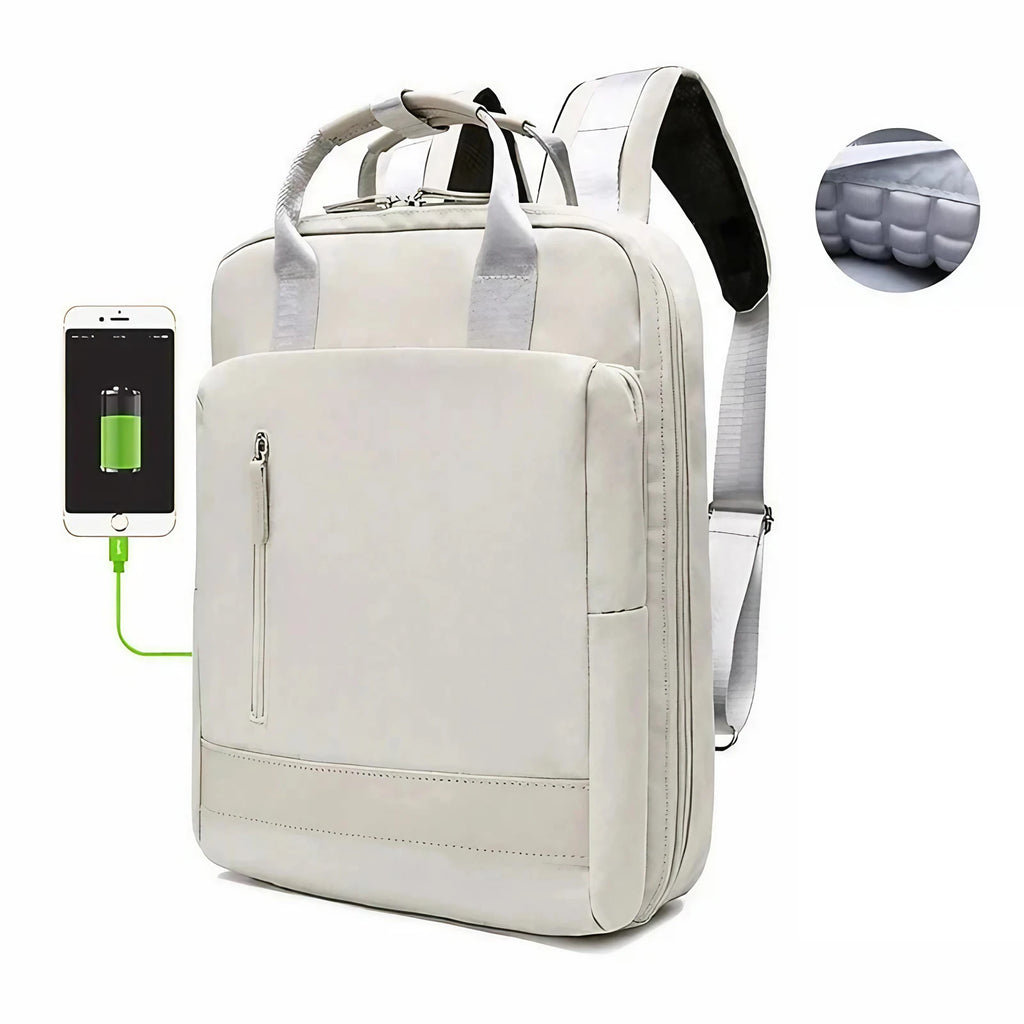 Sac à dos femme avec port USB, ordinateur 15,6 pouces