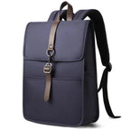 Sac à dos femme pour ordinateur 15,6 pouces, port USB, bleu