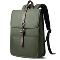 Sac à dos femme pour ordinateur 15,6 pouces, port USB, vert